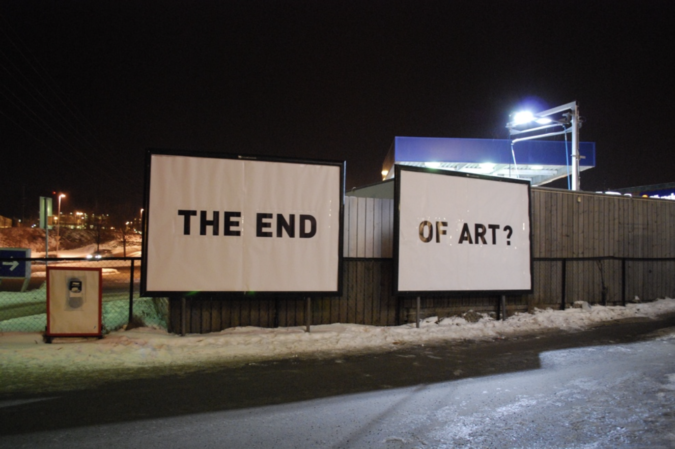 The End of Art? — Stein-Arne With